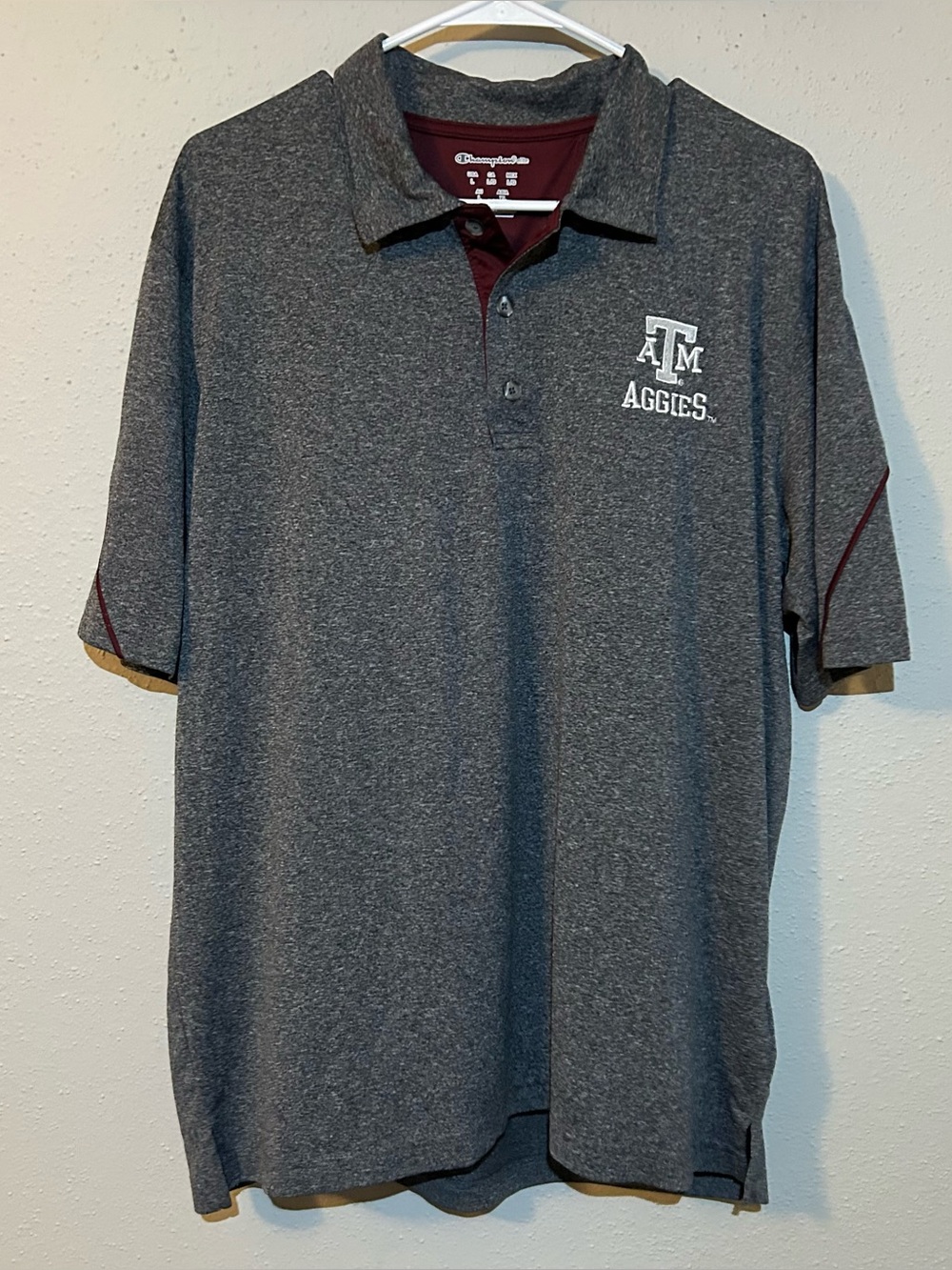 Champion Elite Texas A&M Aggies Polo Men’s L